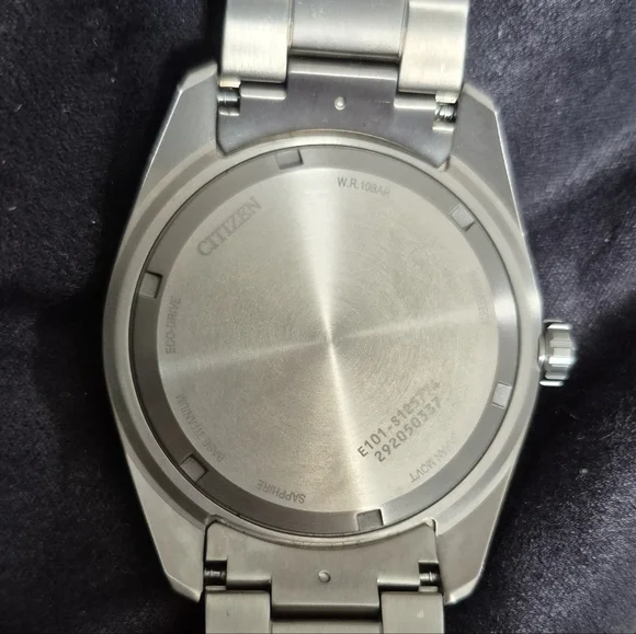 Citizen Garrison Titanium Eco Drive Watch 43mm Black Dial - Picture 6 of 13